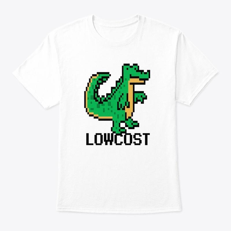 8-Bit Pixel Art Lowcost Crocodile BR